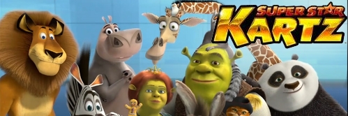 Banner DreamWorks Super Star Kartz
