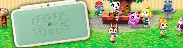 Banner New Nintendo 2DS XL Animal Crossing Edition