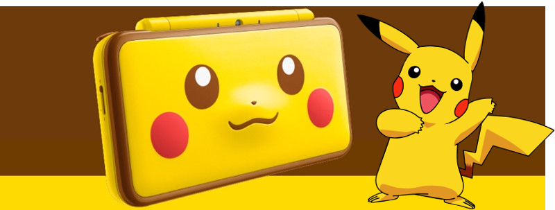Banner New Nintendo 2DS XL Pikachu Edition