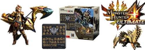 Banner New Nintendo 3DS Monster Hunter 4 Ultimate Limited Edition