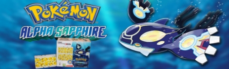 Banner New Nintendo 3DS Pokemon Alpha Sapphire Limited Edition