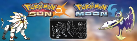 Banner New Nintendo 3DS XL Pokemon Sun and Moon Limited Edition
