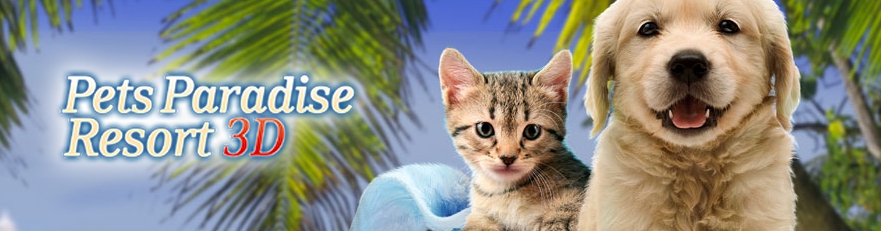Banner Pets Paradise Resort 3D