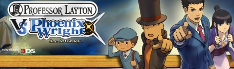 Banner Professor Layton vs Phoenix Wright Ace Attorney