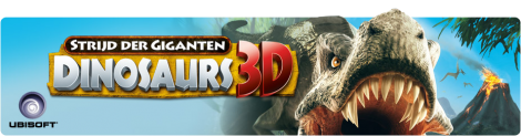 Banner Strijd der Giganten Dinosaurs 3D