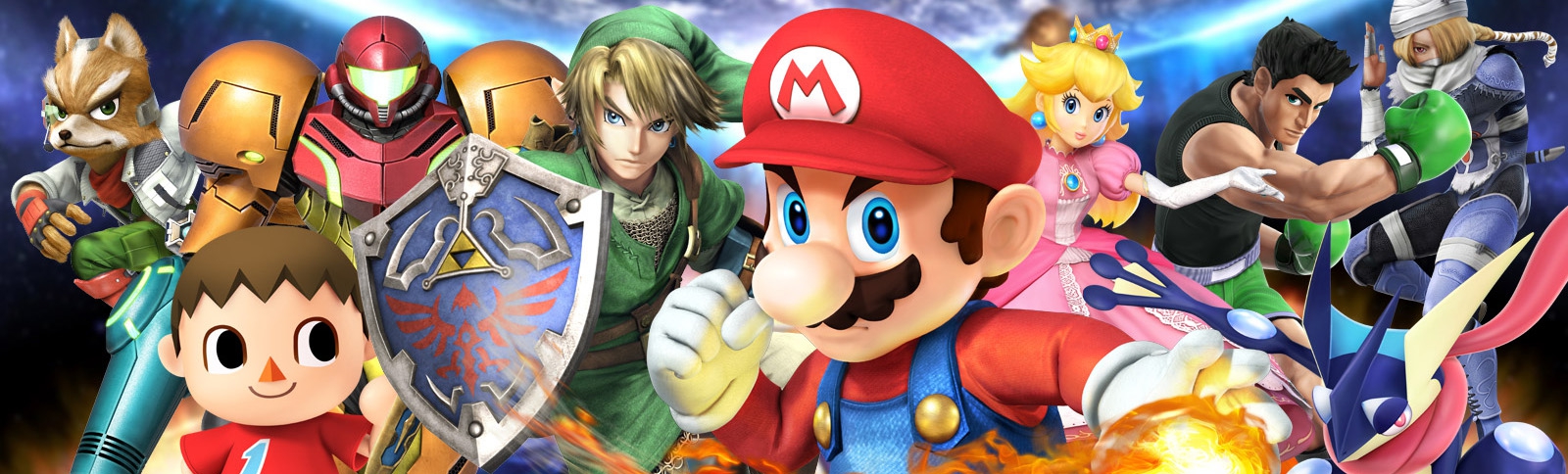 Banner Super Smash Bros for Nintendo 3DS