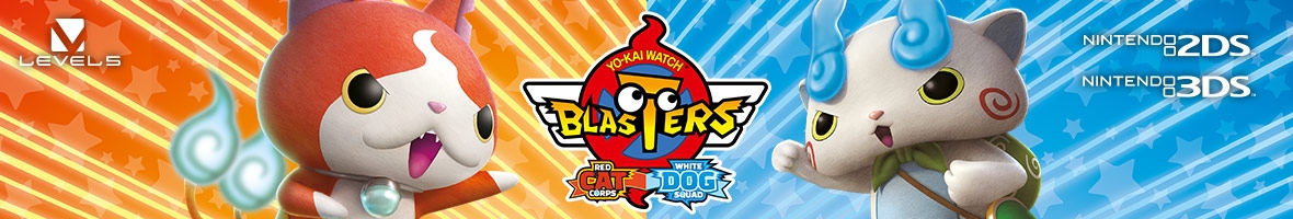 Banner Yo-Kai Watch Blasters White Dog Squad
