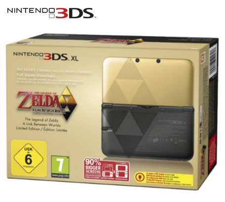 Boxshot Nintendo 3DS XL The Legend of Zelda: A Link Between Worlds Limited Edition
