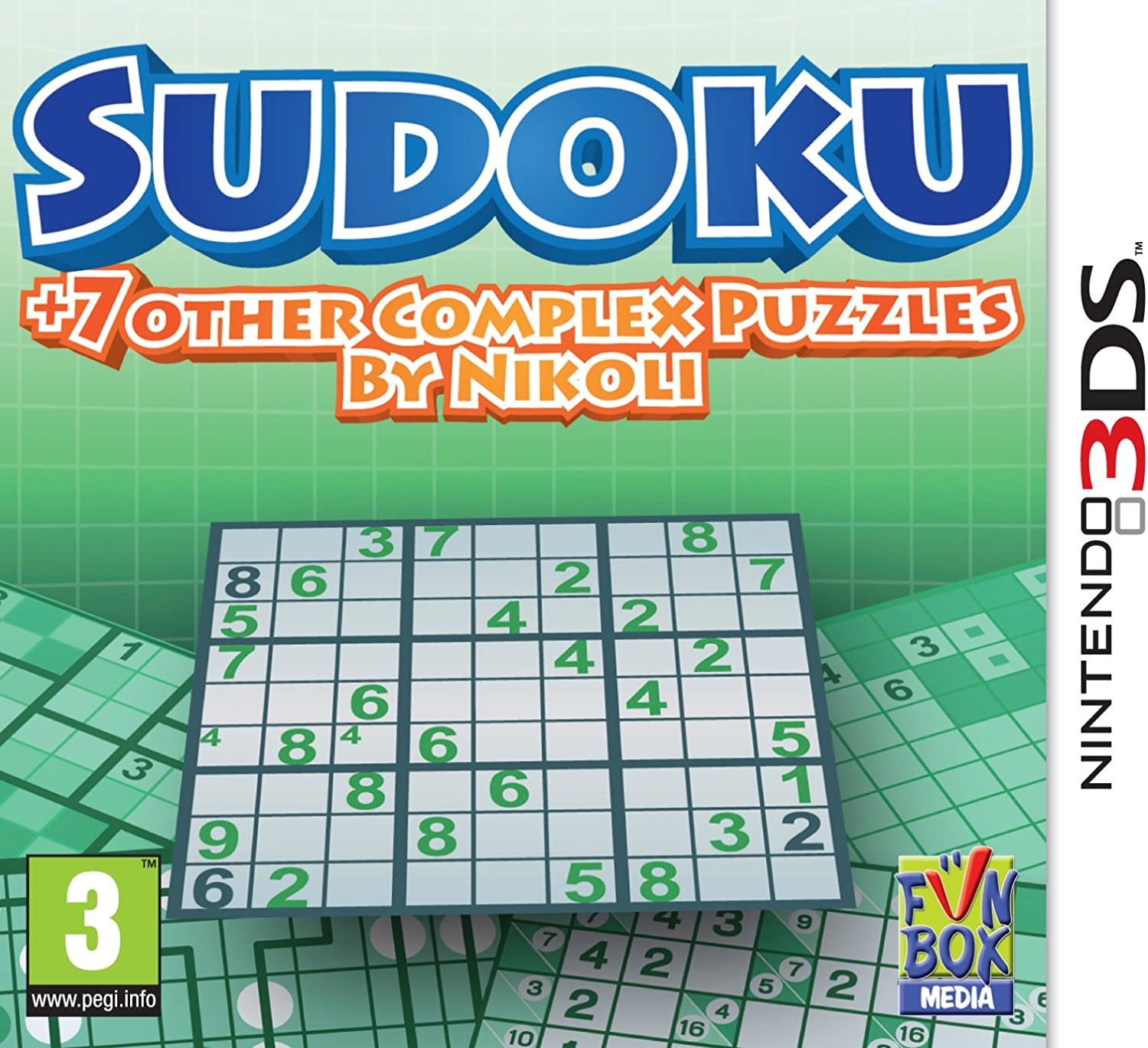 Boxshot Sudoku +7 Other Complex Puzzles by Nikoli