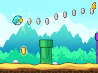 Flap Flap doet denken aan het immens populaire smartphone-spel Flappy Bird.