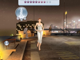 Show off your fashion on the roof of a skyscraper with four spectators; every designer’s dream!