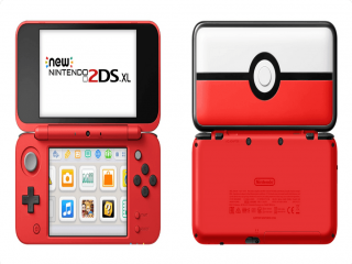 Een speciale Pokéball-uitvoering van de <a href = https://www.mario3ds.nl/Nintendo-3DS-spel.php?t=New_Nintendo_2DS_XL target = _blank>New Nintendo 2DS XL</a>.