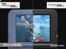 Handig of niet, het 3D-scherm van de <a href = https://www.mario3ds.nl/Nintendo-3DS-spel.php?t=New_Nintendo_3DS_XL target = _blank>New 3DS XL</a> past zich aan aan de omgeving.