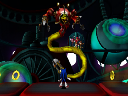 De grote vijand in de game is niet Eggman, maar dit engige reptiel genaamd Lyric.