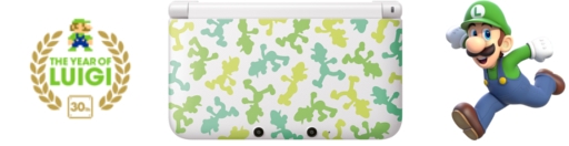 Banner Nintendo 3DS XL Luigi Limited Edition