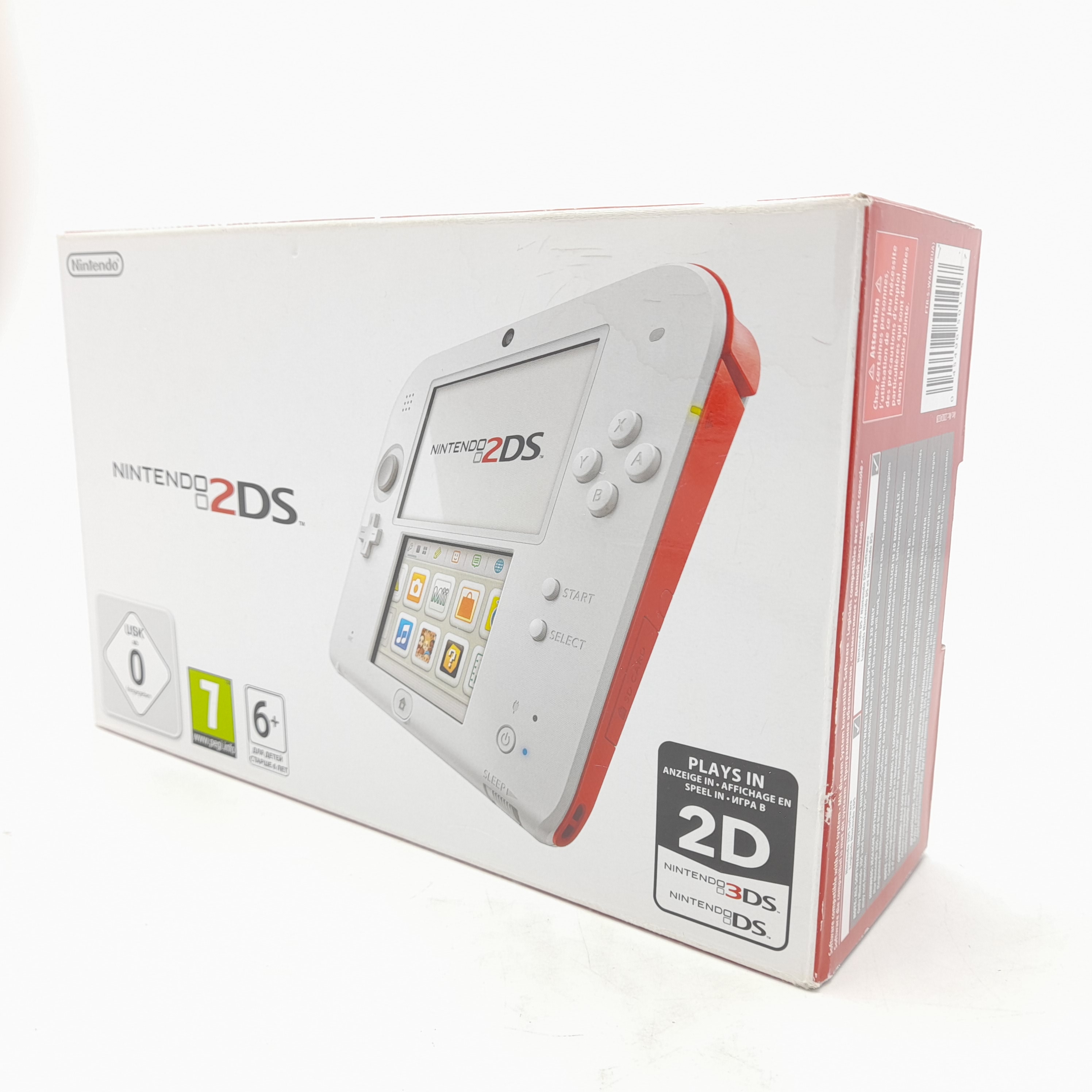 Foto van Nintendo 2DS Wit & Rood - Als Nieuw & in Doos