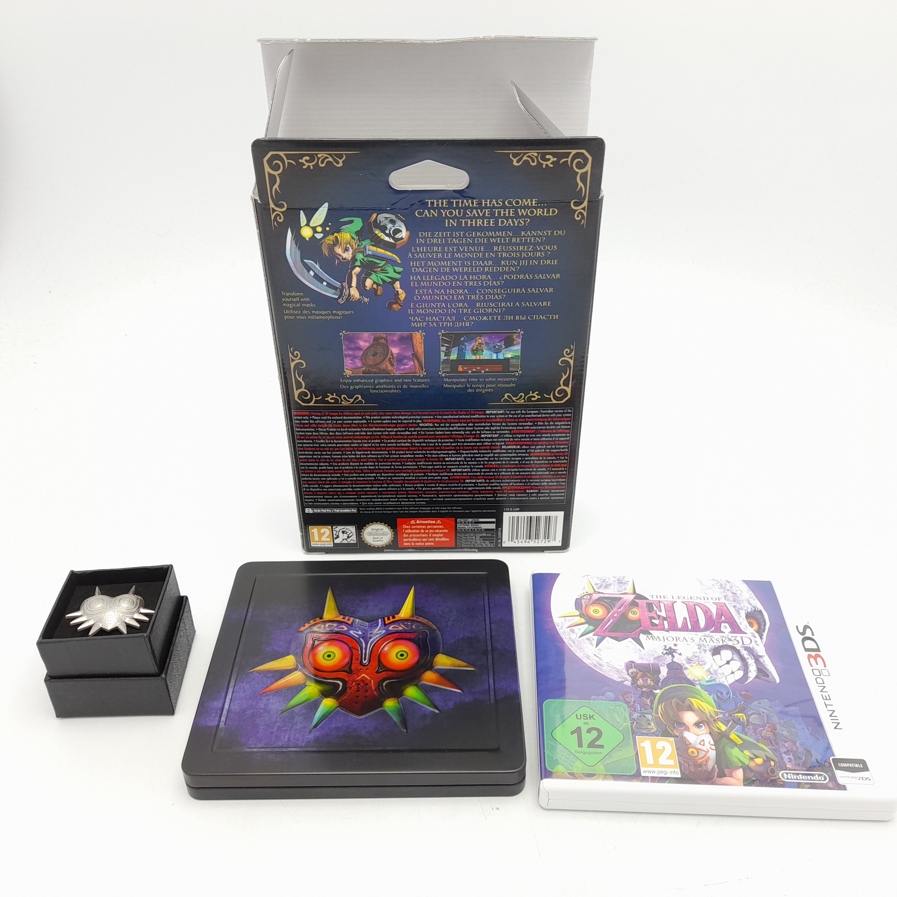 Foto van The Legend of Zelda: Majora's Mask 3D Special Edition in Doos