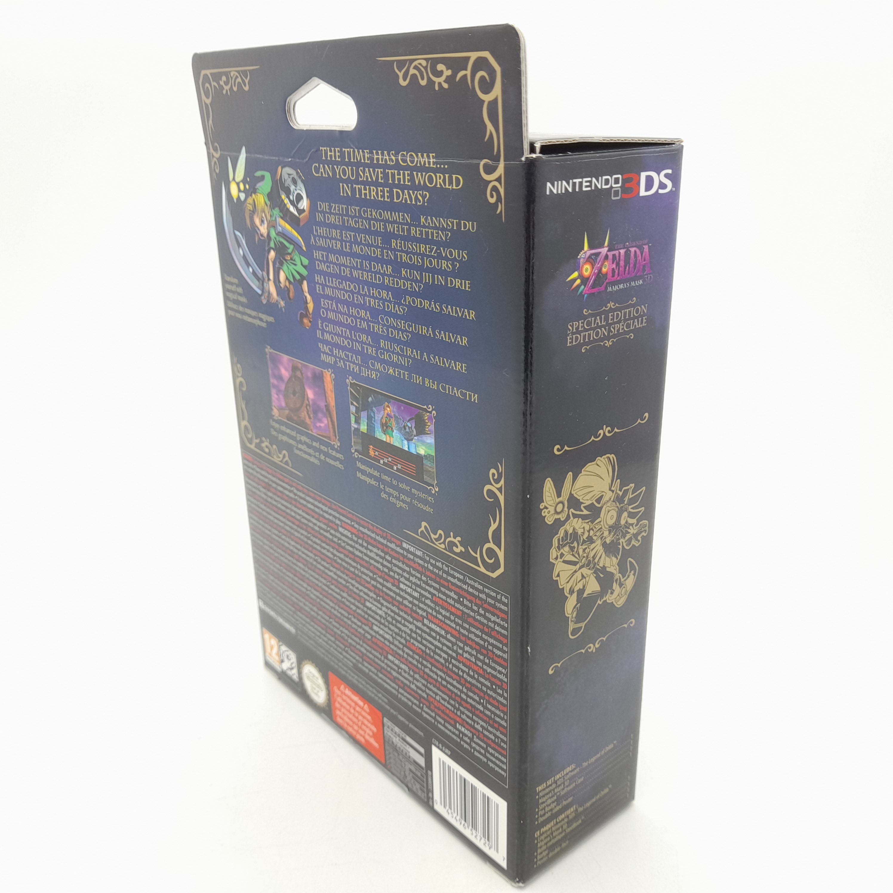 Foto van The Legend of Zelda: Majora's Mask 3D Special Edition in Doos